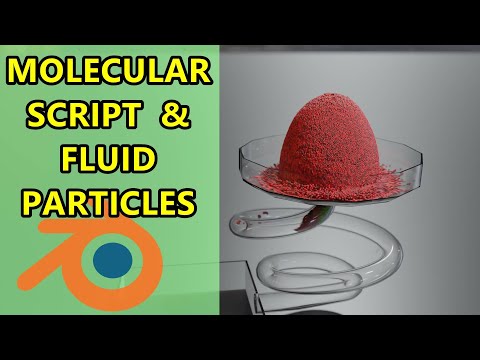 Molecular Script & Particle Fluids – Blender