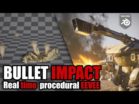 Real time Bullet impact VFX in Blender 2 92