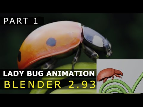 Blender | Lady Bug Animation | Tutorial [Part 1]