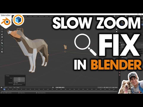 Fixing the SLOW ZOOM Issue in Blender! Quick Tutorial