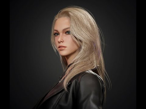 creating character hair styling in blender