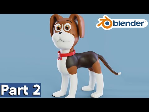 Part 2 – Dog Character Creation (Blender Tutorial Series)