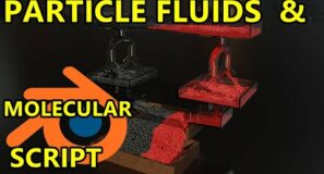 Particle Tubes & Ramps Blender Physics