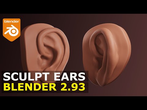 Sculpt Ears | EASY Blender Tutorial