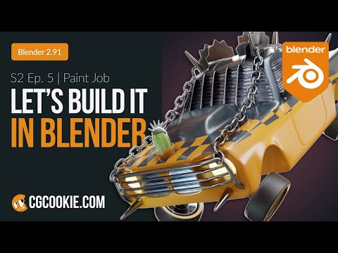Texturing a Car in Blender 2.91 | Let’s Build It In Blender – Season 2 Finale