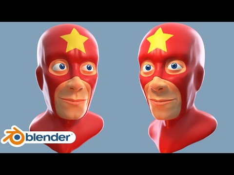 Super Hero Character Sculpt in Blender (Beginner Tutorial)