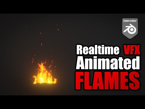 Realtime flames VFX tutorial in Blender