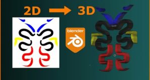 2D to 3D | Blender Quickie | SVG’s Are Magic