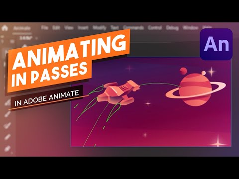 Animating in Passes in Adobe Animate