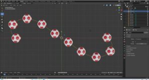 Blender 2.92 Tutorial: How To Duplicate Objects On A Path/Curve Without Distortion.