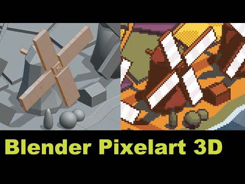 More fun with 3D Pixelart in Blender [Tutorial]