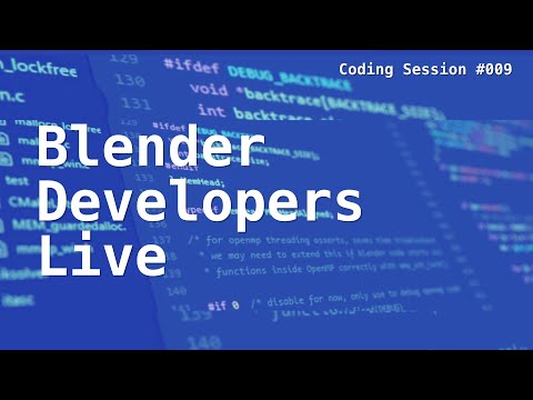 Blender Developers Live: Fixing denoiser