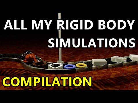 All My Rigid Body Physics Sims Compilation – Blender Rookie