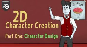 [Grease Pencil/ 2D Animation] Character Creation : Part One – Character Design