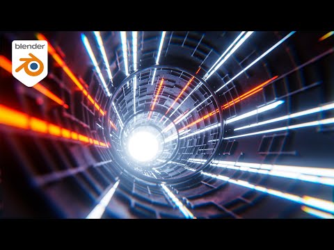 Create A Sci-Fi Tube with Camera Shake in Blender 2.92 & Eevee