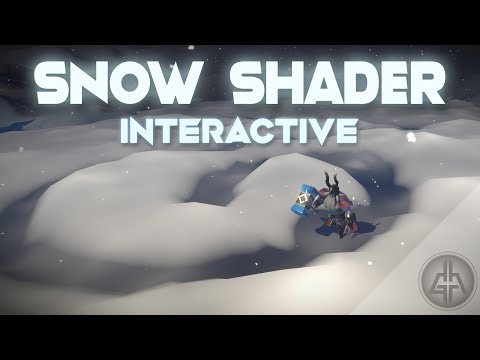 Unity Shader Graph – Snow Interactive Effect Tutorial