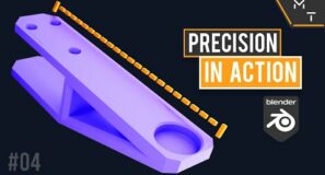 3D Printed Desk Extension For My 3D Printer | Blender 2.9 Precision Modeling In Action | 04