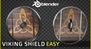 Make This Viking Shield | EASY Blender Tutorial