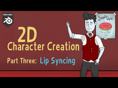 [Grease Pencil/ 2D Animation] Character Creation : Part Three – Lip Syncing (and more?)