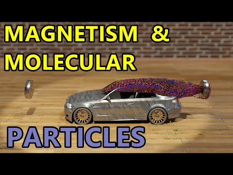 Magnetism & Molecular Particles – Blender