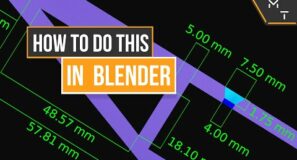 How To Make A Technical Drawing In Blender 2.9+