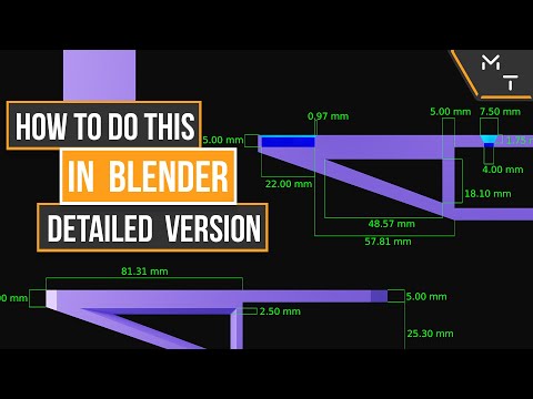 Detailed Version Of How To Create A Technical Drawing In Blender 2.9+