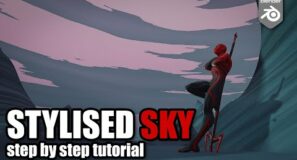 Stylised Sky shader  – Blender tutorial