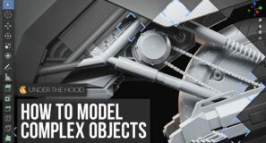 Modeling a Sci-Fi Motorcycle in Blender & How to Build Complex Assets
