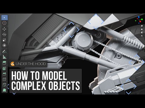 Modeling a Sci-Fi Motorcycle in Blender & How to Build Complex Assets