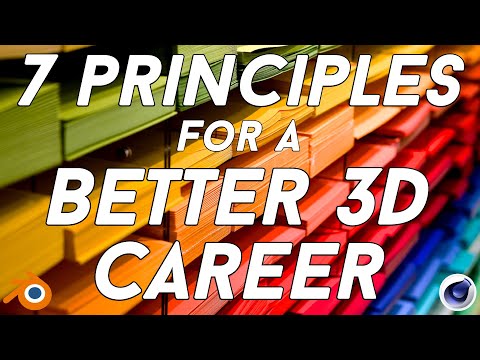 7 CAREER PRINCIPLES FOR 3D ART (BLENDER / C4D)