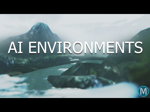 Can we Create a 3D Environment with AI? (Nvidia Canvas + Blender)