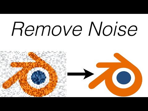 How to Remove Noise in Blender
