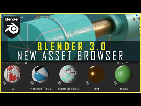NEW Asset Browser Is Awesome | Blender 3.0