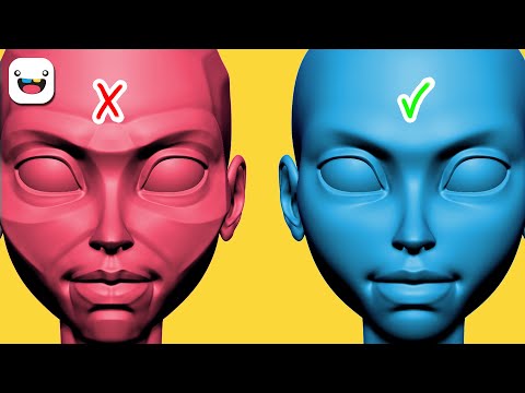 How to Sculpt SHARP Soft Shapes | ZBrush Tutorial