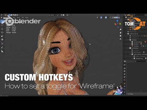 Set a Custom Hotkey for ’Wireframe’