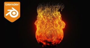 Blender Tutorial – Fire Simulation With Geometry Nodes