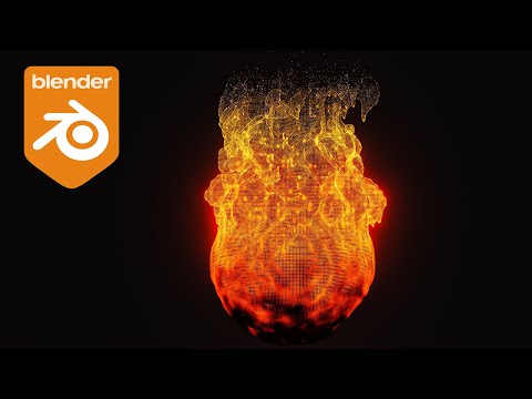 Blender Tutorial – Fire Simulation With Geometry Nodes