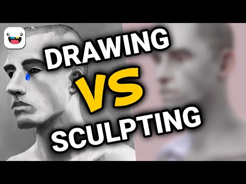 1 Hour Drawing VS 1 Hour Sculpting (Not What You Expect) ?