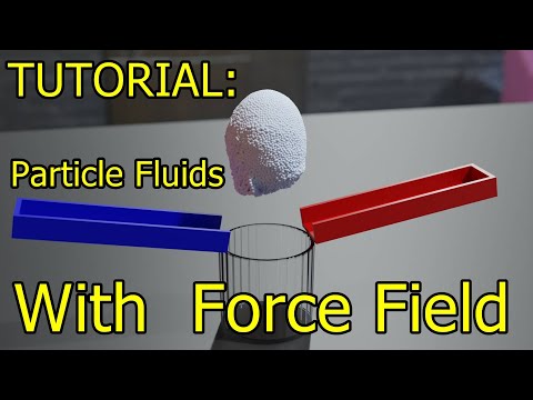 blender 3d animation nodes force filds