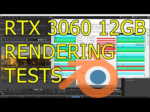 RTX 3060 Cycles OptiX Rendering Tests