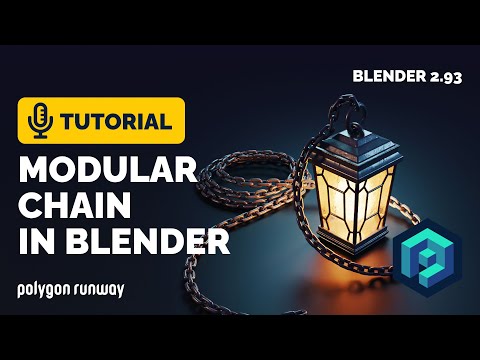 Modular Chain Tutorial in Blender 2.93