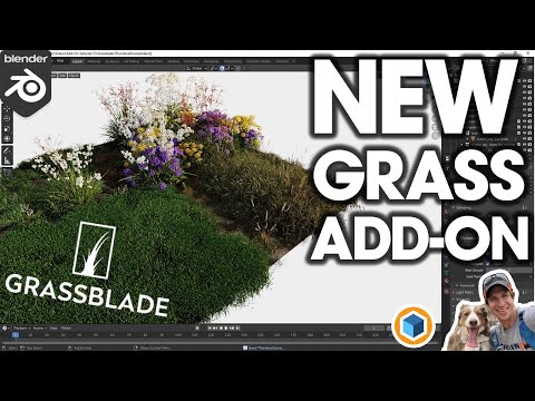 New GRASS ADD-ON for Blender! How good is GrassBlade?