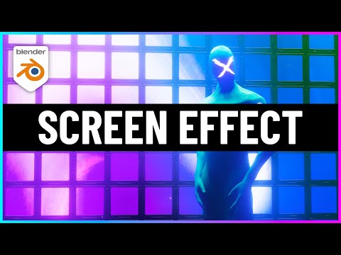Create a Beautiful Screen Effect in Blender!