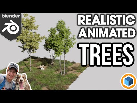 Creating REALISTIC Animated Trees with the Tree/Vegetation Add-On for Blender!