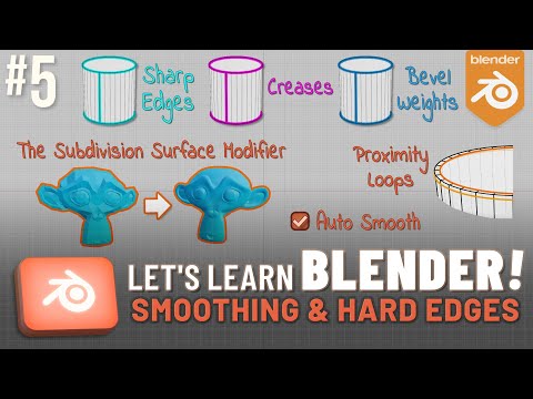 Let’s Learn Blender! #5: Smoothing & Hard Edges