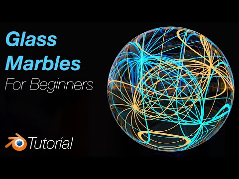 [2.93] Blender Tutorial: Quick Glass Marbles for Beginners