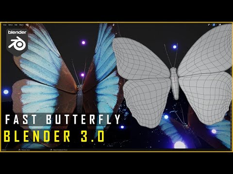 Blender | FAST Butterfly Modelling | Tutorial