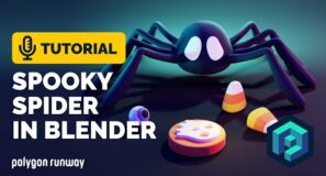 Spooky Spider Tutorial in Blender 2.93 | Polygon Runway