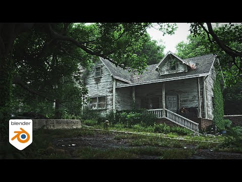 How to make an abandoned house in Blender – Tutorial