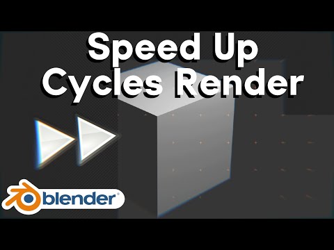 How to Speed Up Cycles Render (Blender Tutorial)